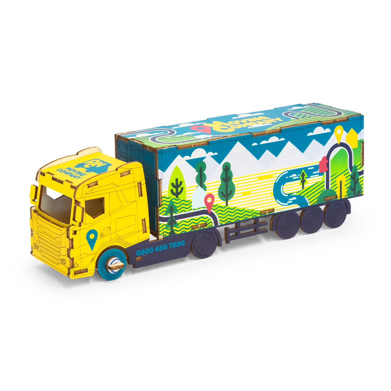 BRANDCRAFT Large Truck Wooden Model — view 3 of 4