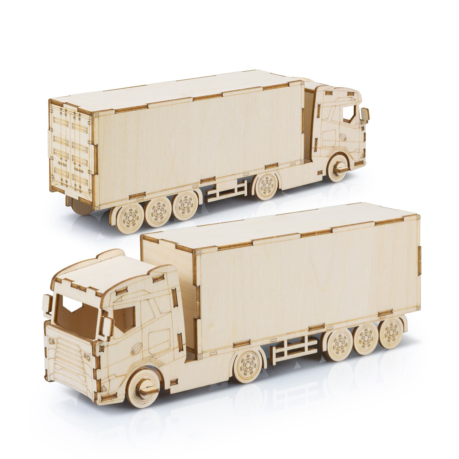 BRANDCRAFT Large Truck Wooden Model — view 3 of 4