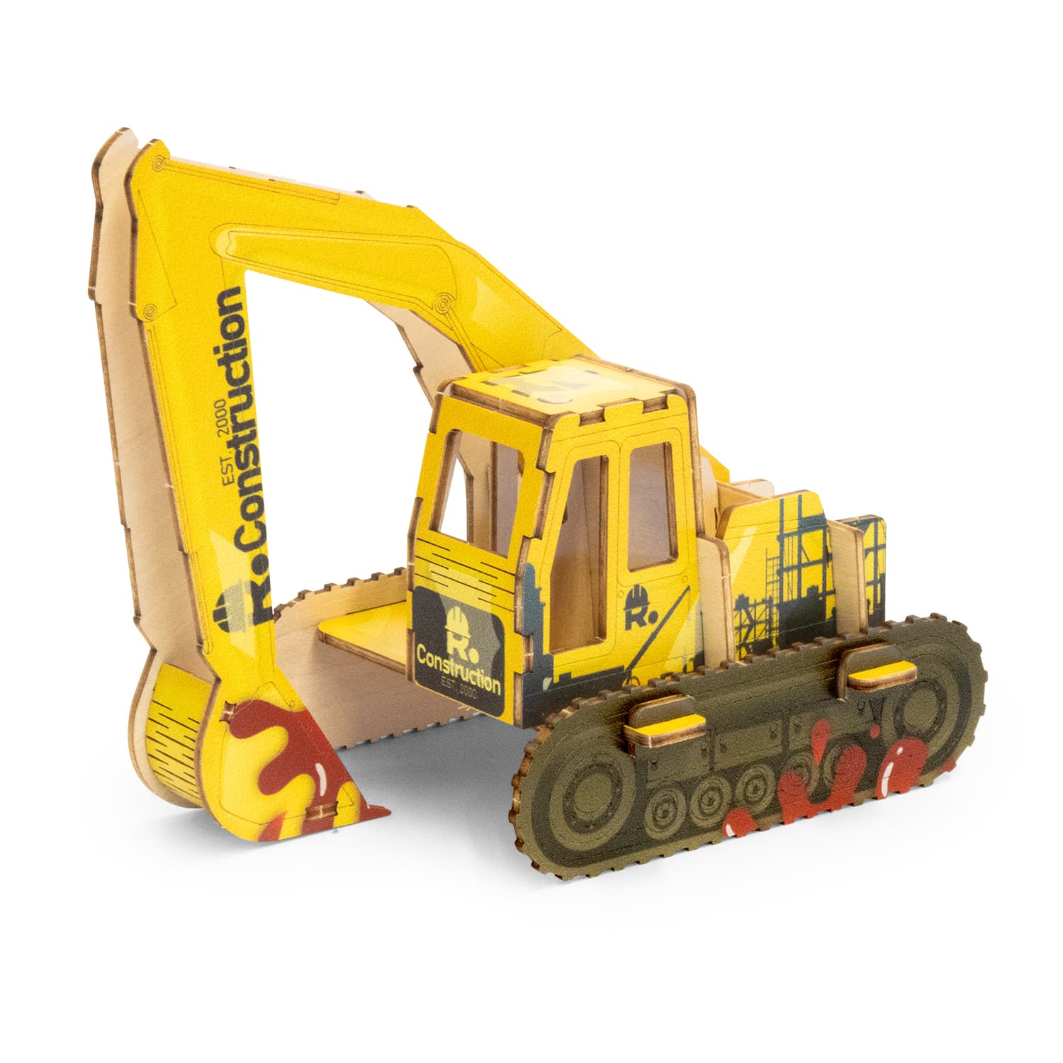 BRANDCRAFT Excavator Wooden Model — view 3 of 4