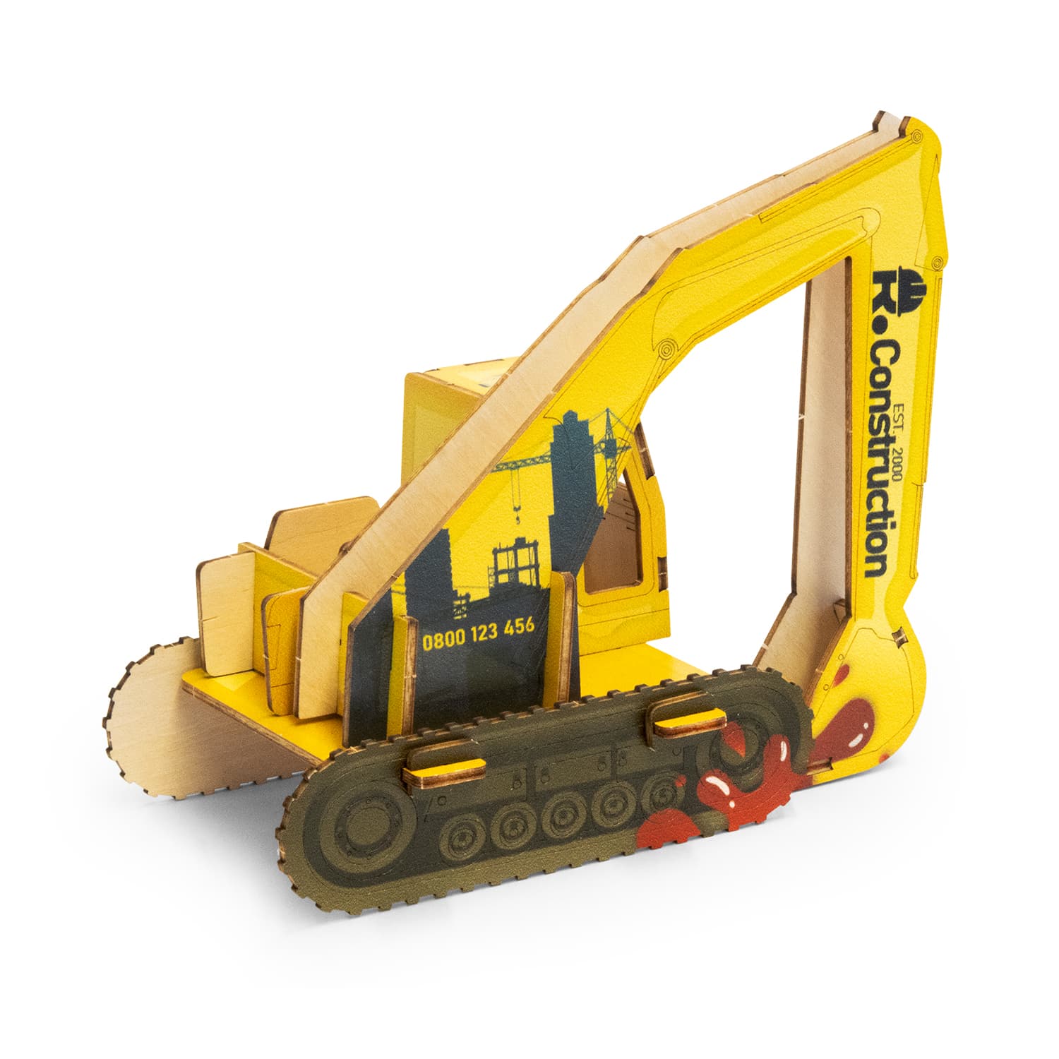 BRANDCRAFT Excavator Wooden Model — view 4 of 4