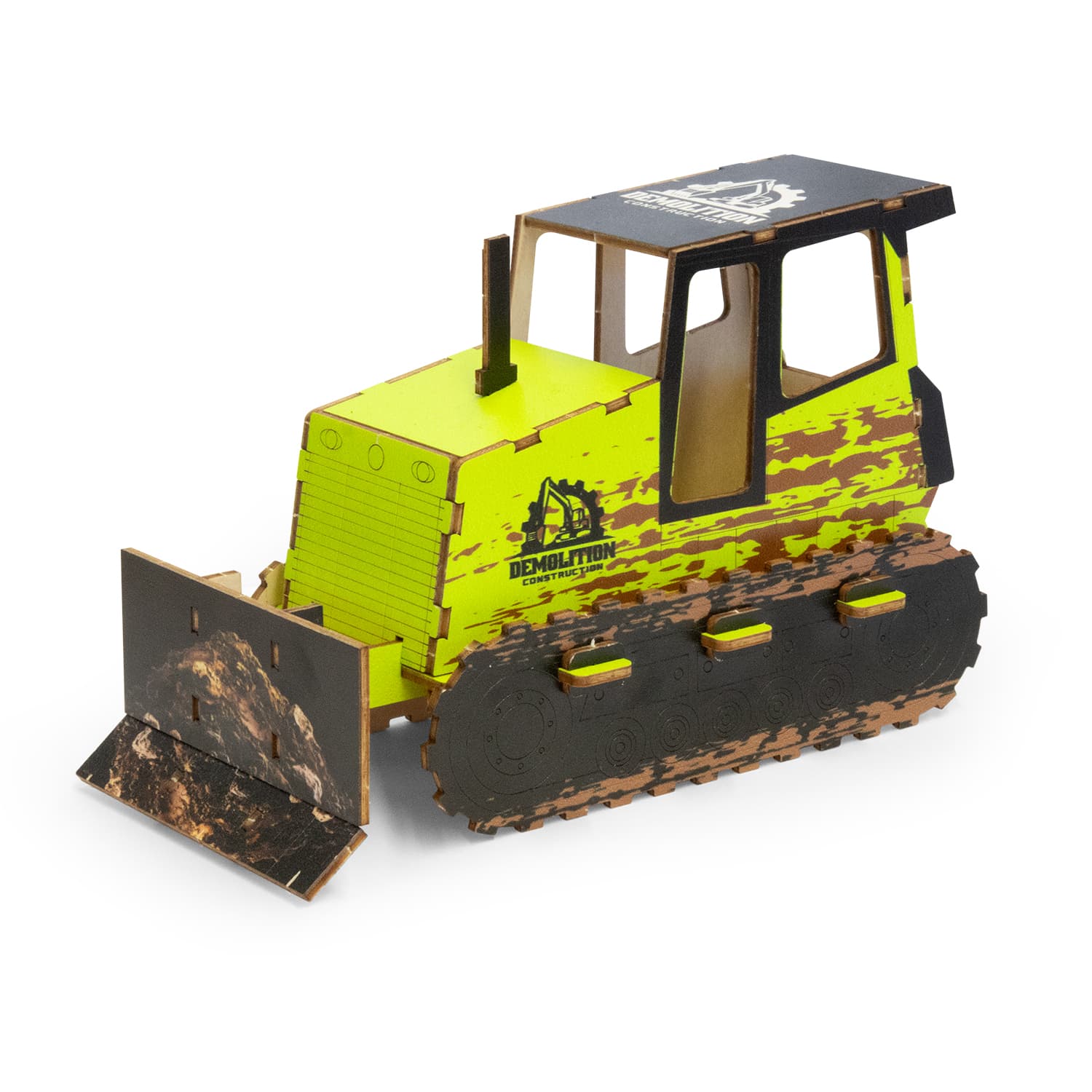 BRANDCRAFT Bulldozer Wooden Model — view 3 of 4