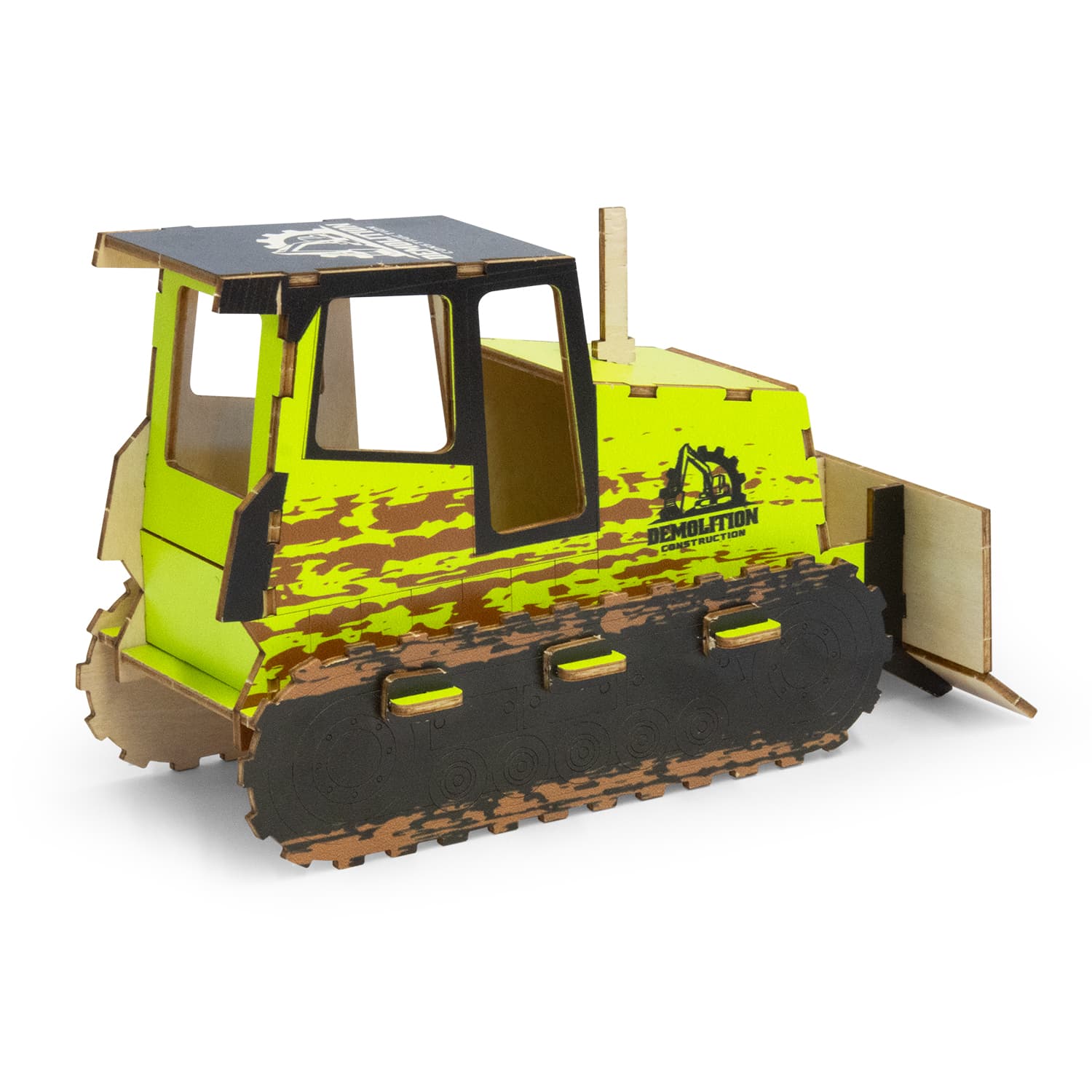 BRANDCRAFT Bulldozer Wooden Model — view 4 of 4