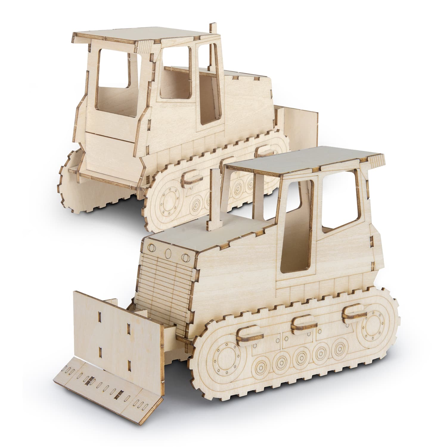 BRANDCRAFT Bulldozer Wooden Model — view 4 of 4
