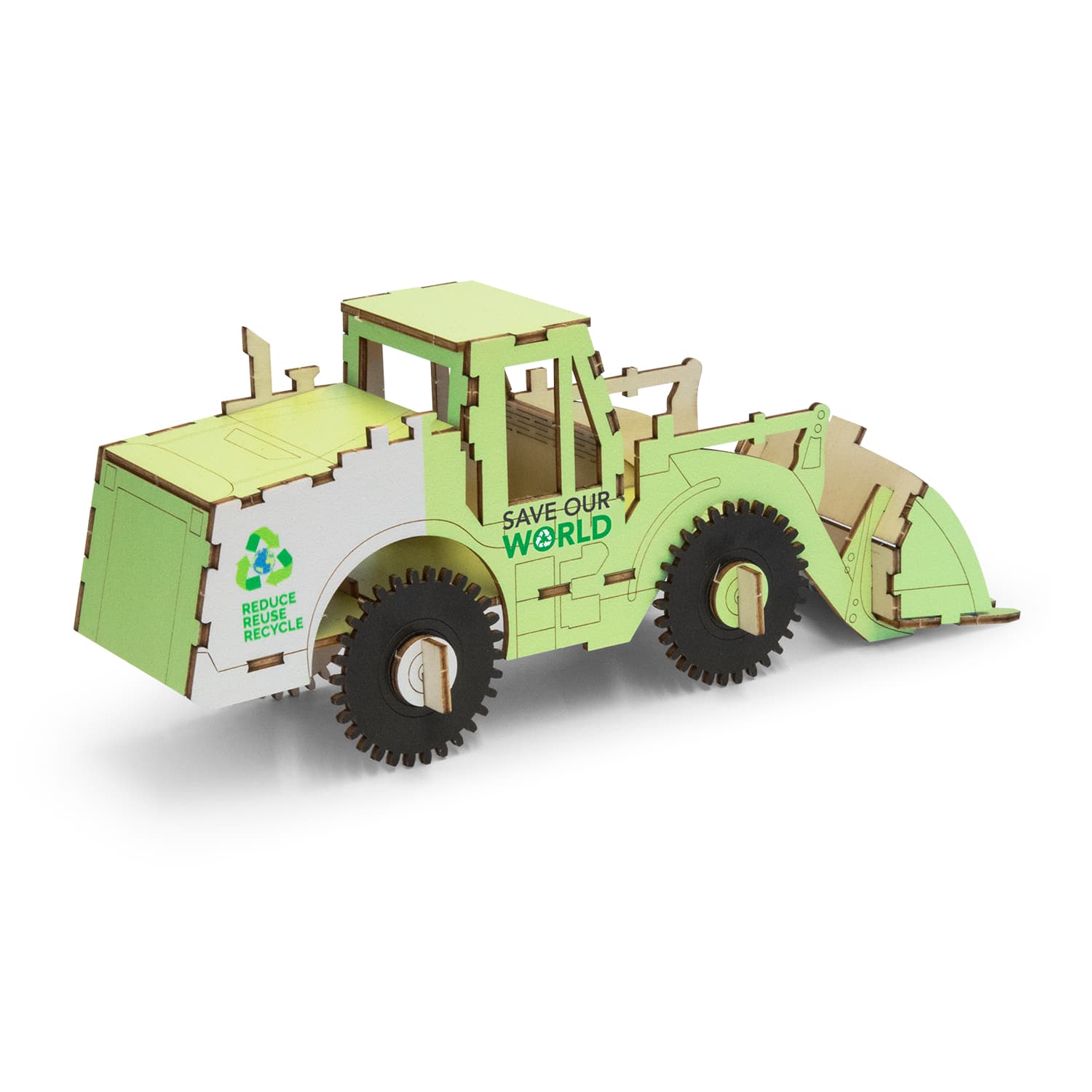 BRANDCRAFT Wheel Loader Wooden Model — view 4 of 4