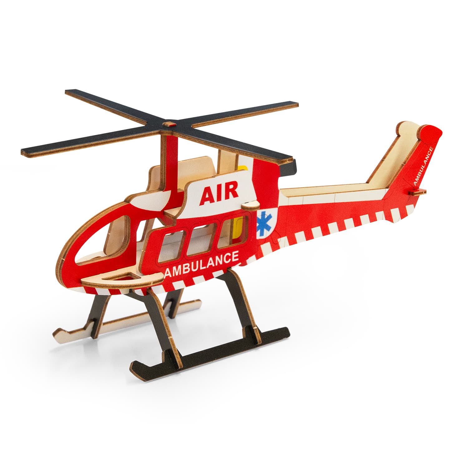 BRANDCRAFT Helicopter Wooden Model — view 3 of 4