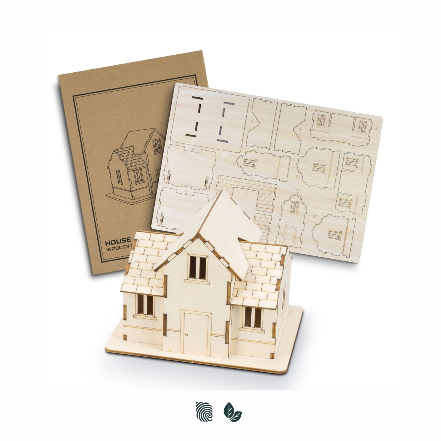 BRANDCRAFT House Wooden Model — view 3 of 4