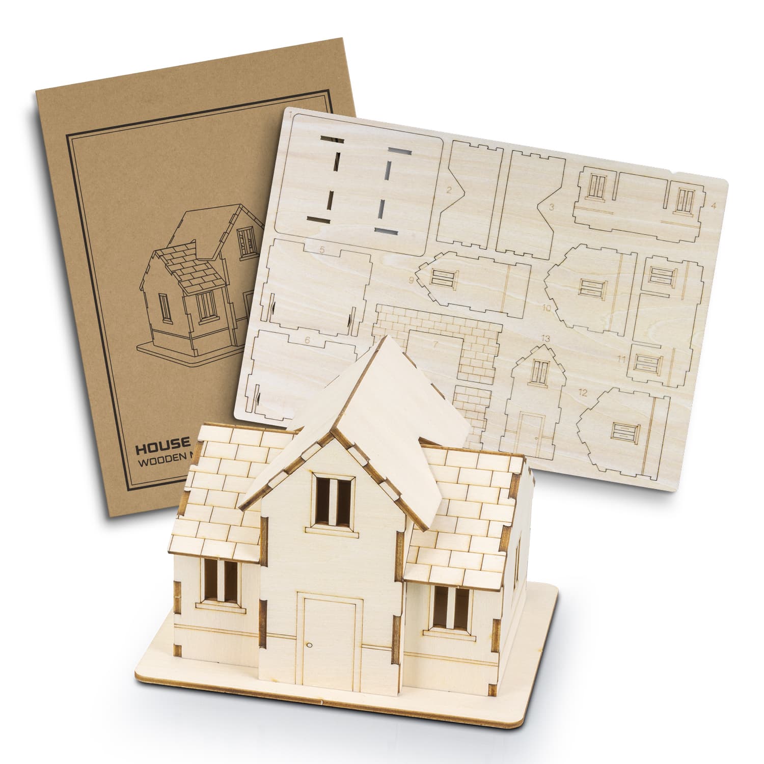 BRANDCRAFT House Wooden Model — view 2 of 4