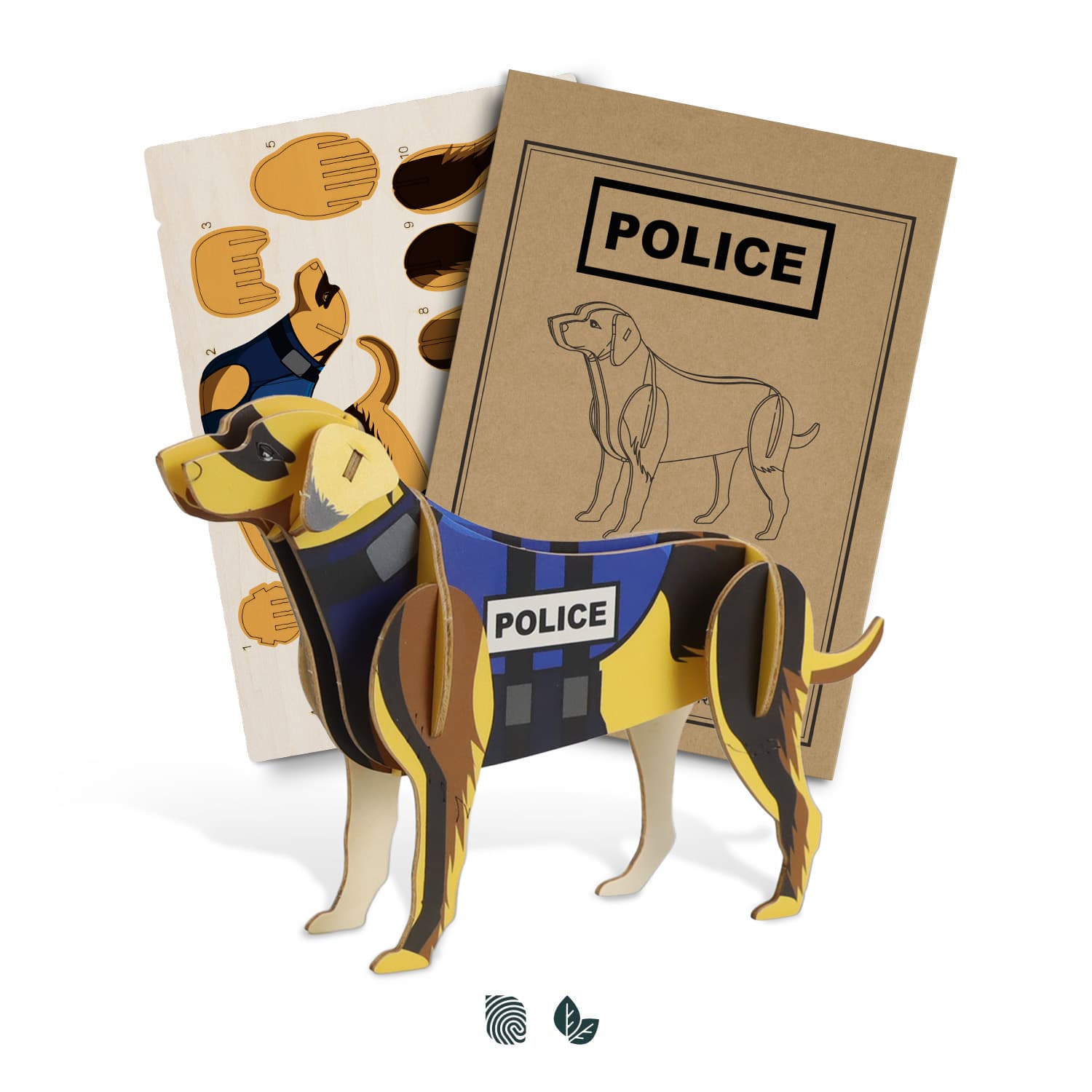 BRANDCRAFT Dog Wooden Model — view 3 of 4