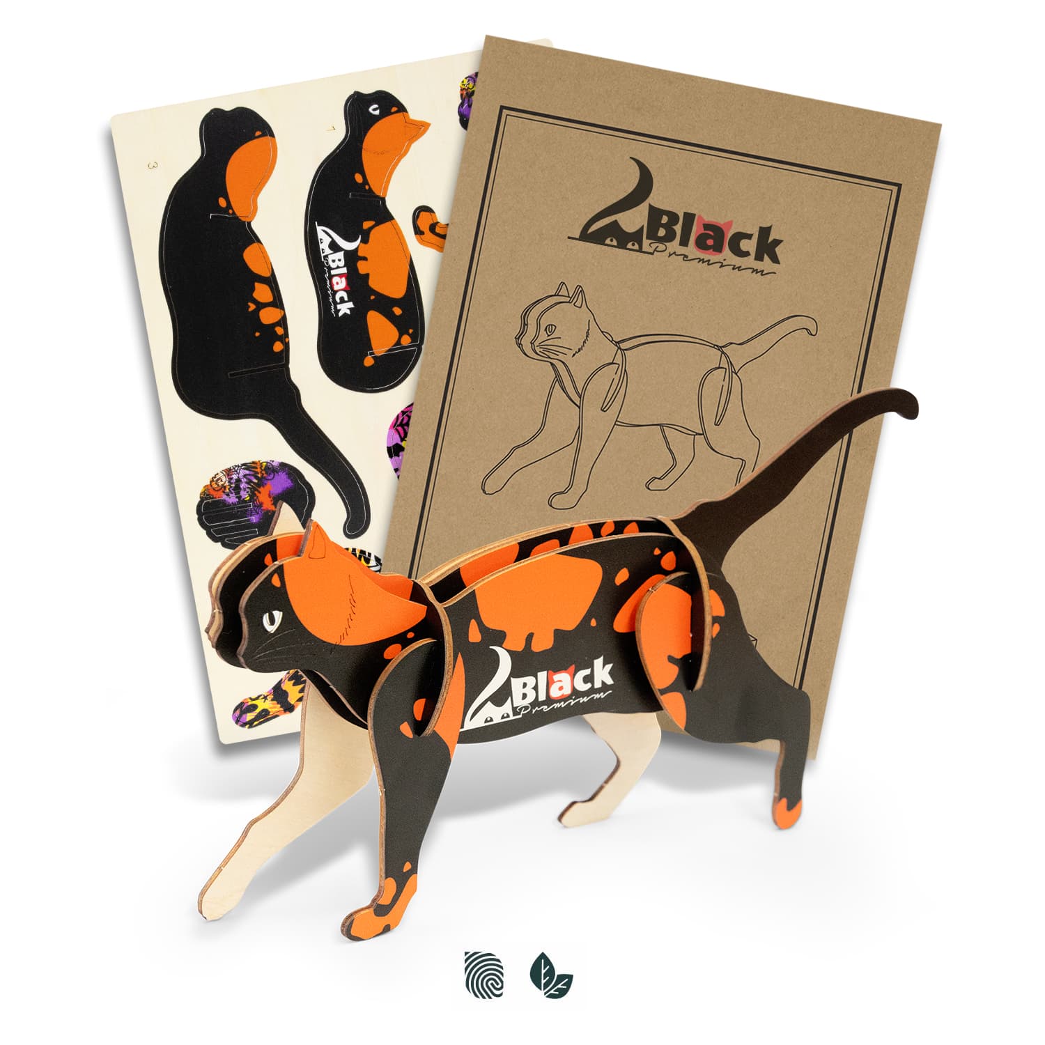 BRANDCRAFT Cat Wooden Model — view 2 of 4