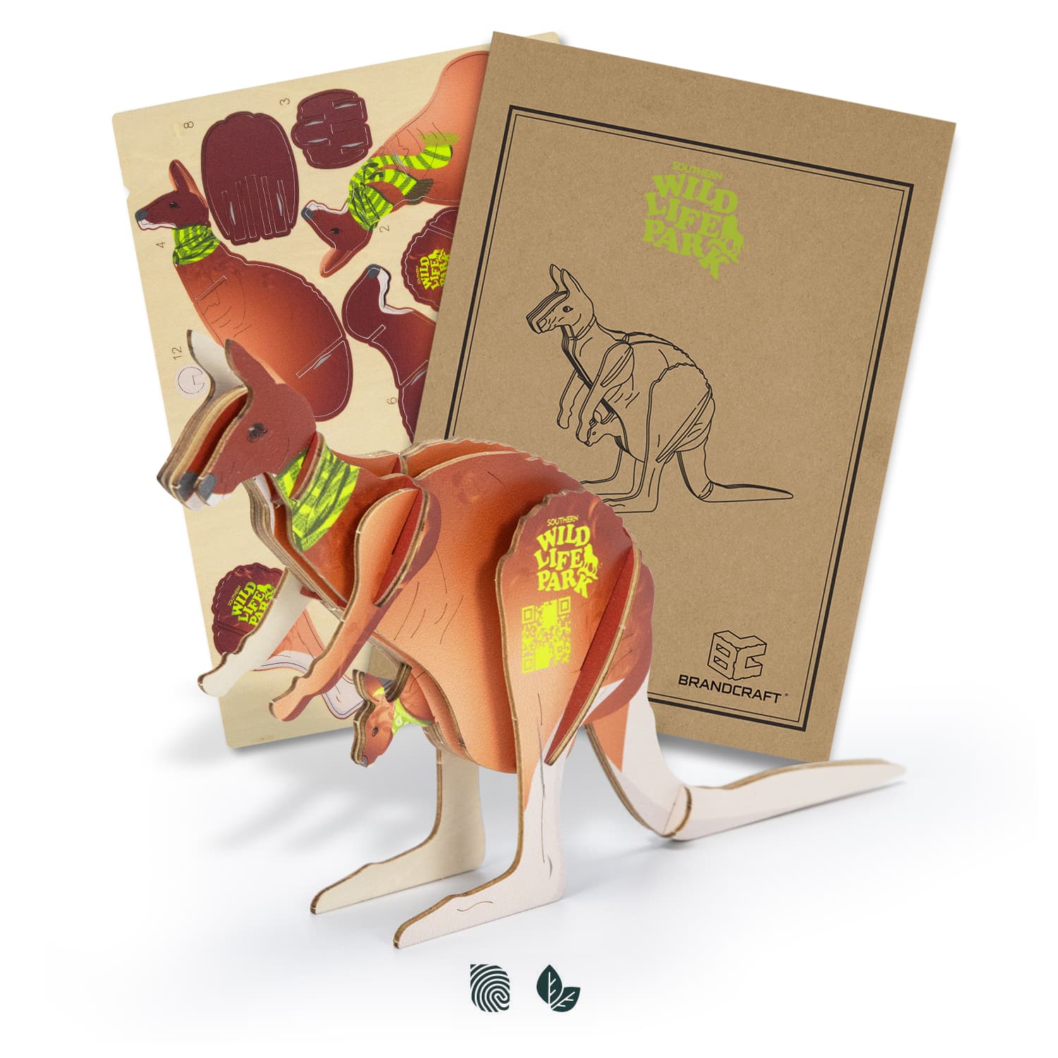 BRANDCRAFT Kangaroo Wooden Model — view 2 of 4