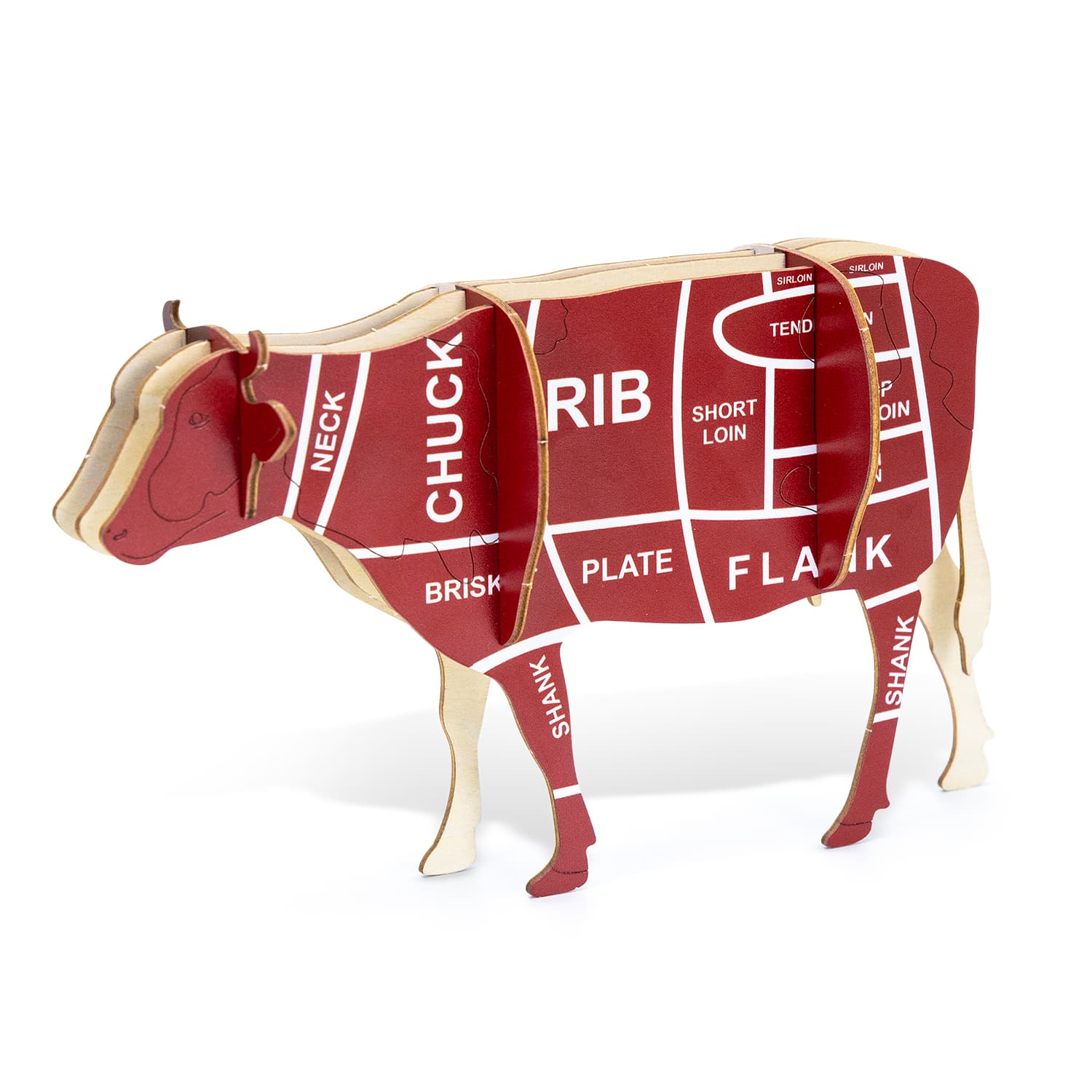 BRANDCRAFT Cow Wooden Model — view 3 of 4