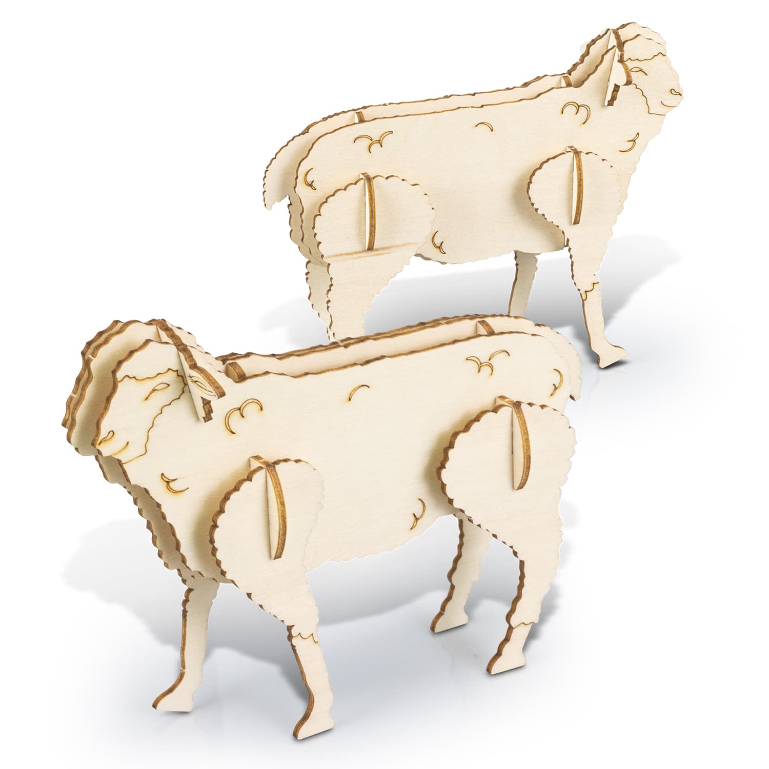 BRANDCRAFT Sheep Wooden Model — view 4 of 4