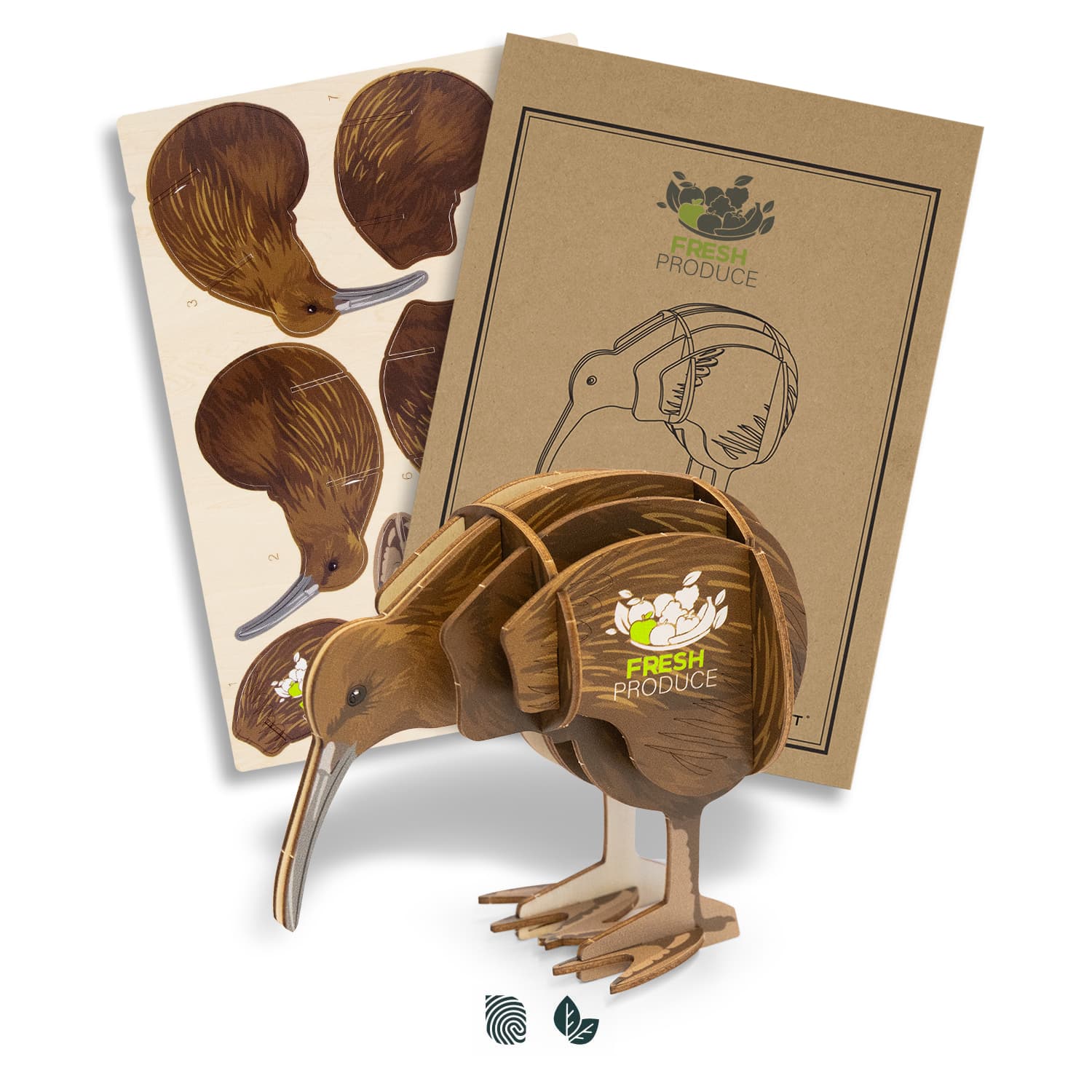 BRANDCRAFT Kiwi Wooden Model — view 2 of 4