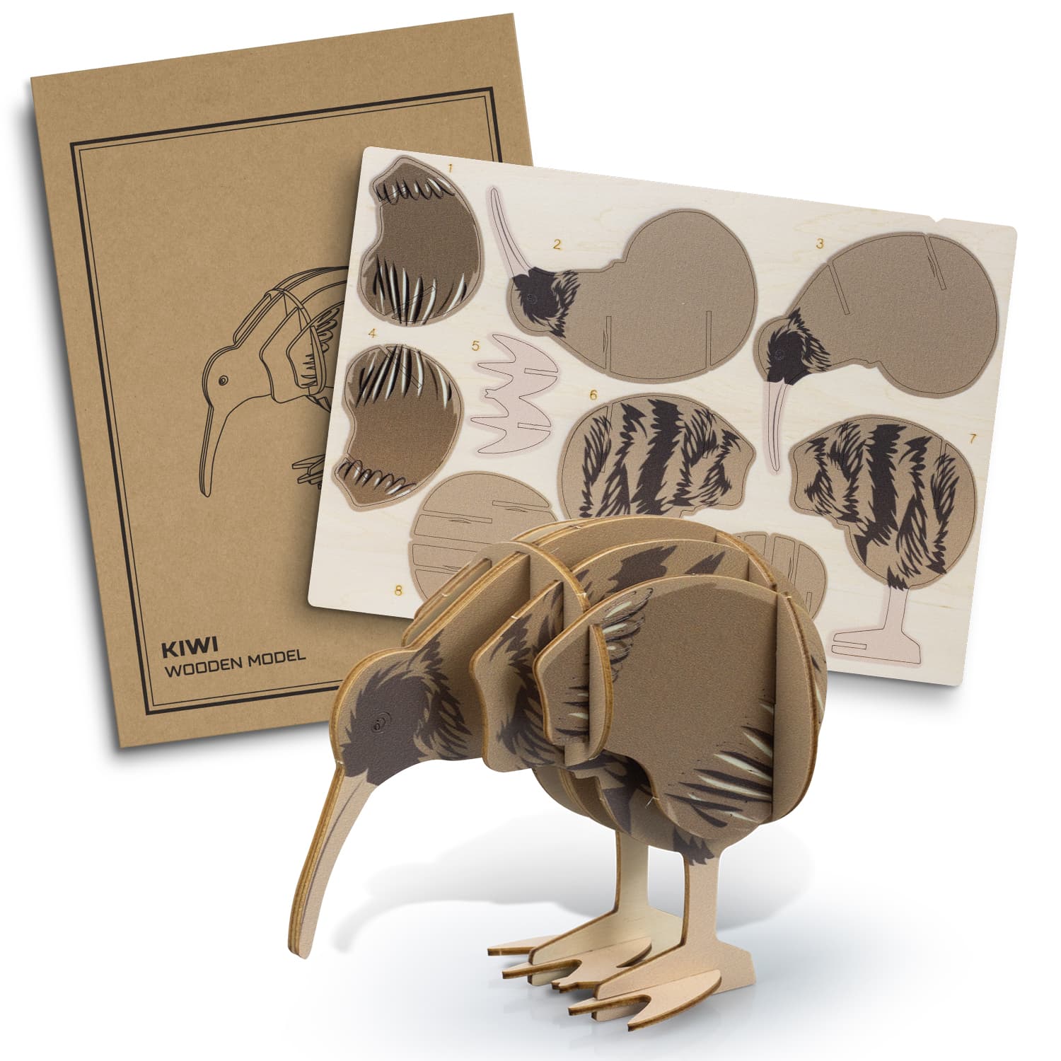 BRANDCRAFT Kiwi Wooden Model — view 2 of 4