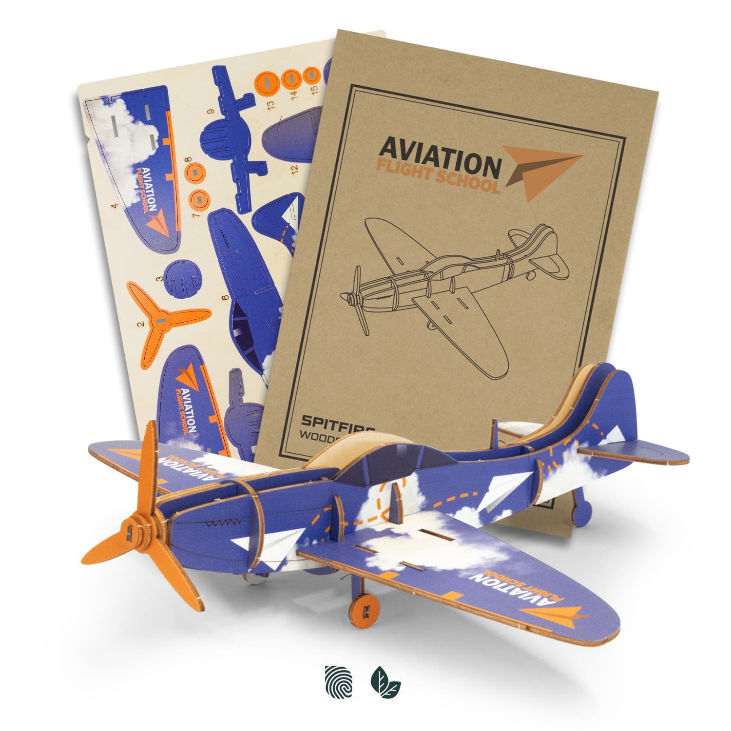 BRANDCRAFT Spitfire Wooden Model — view 2 of 4