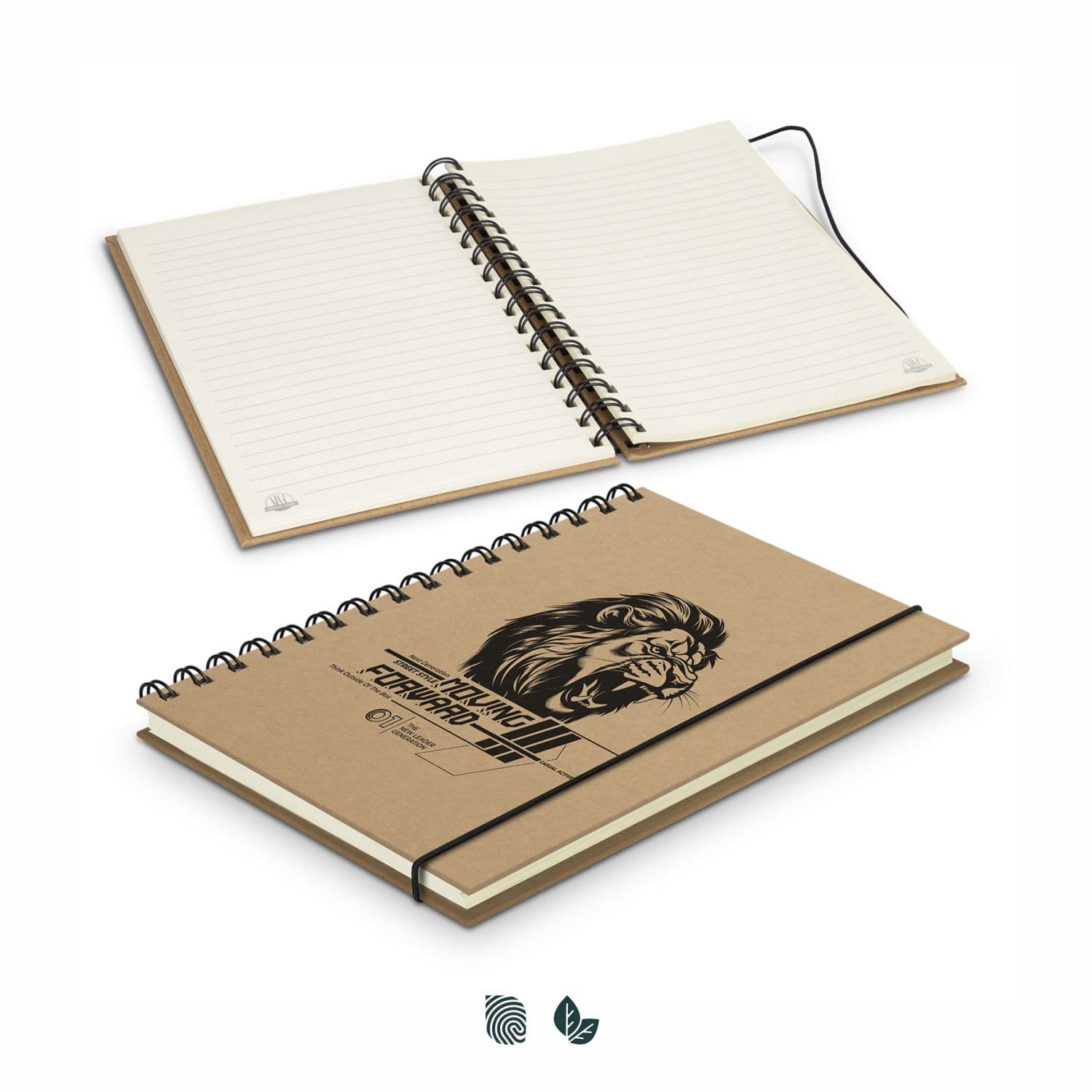 Sugarcane Paper Spiral Notebook — view 3 of 4