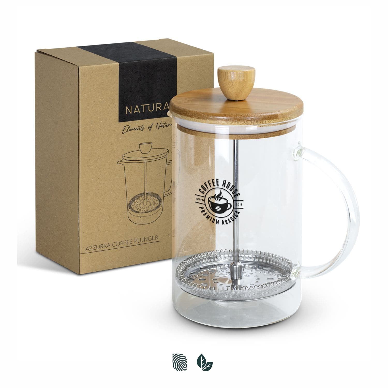 NATURA Azzurra Coffee Plunger — view 3 of 4