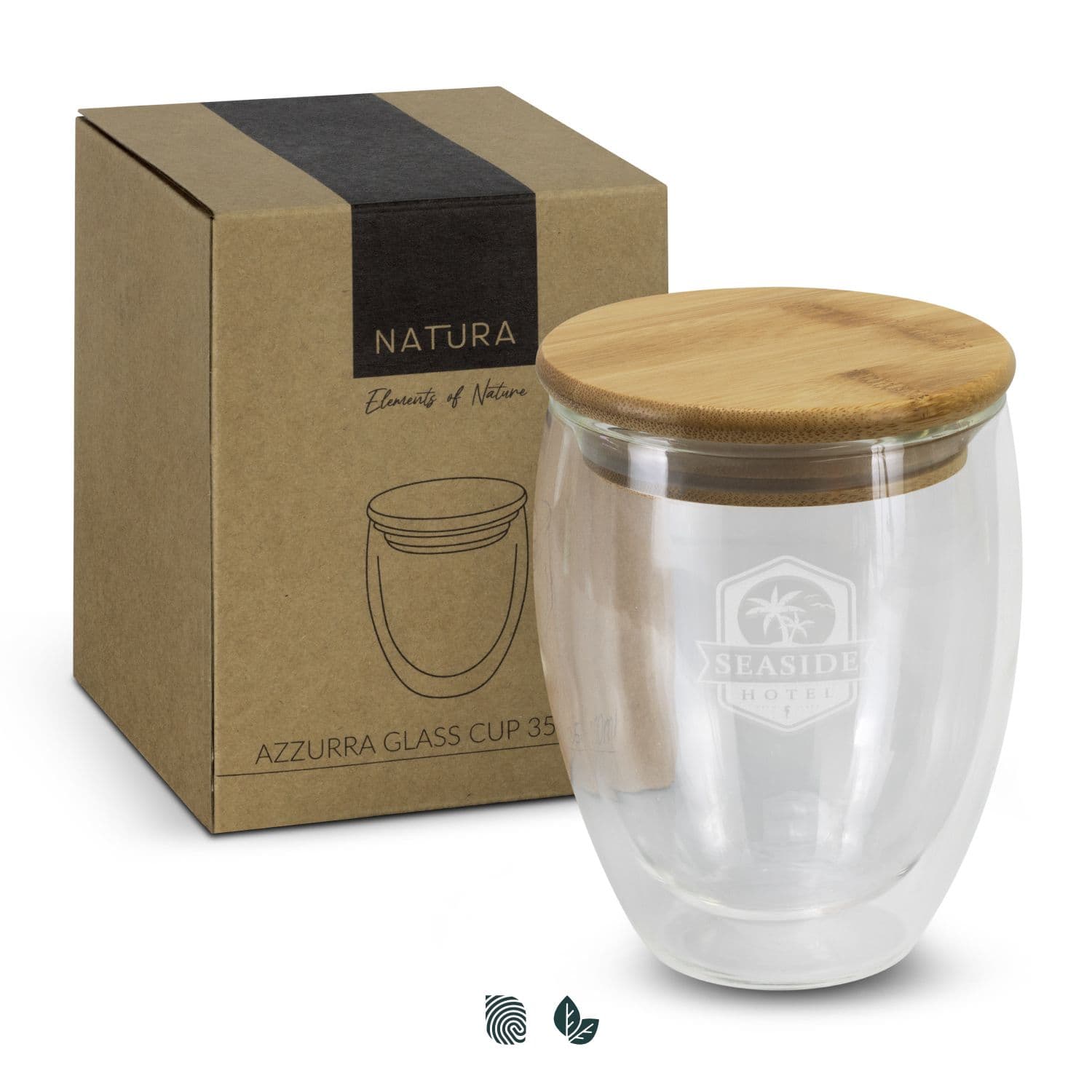NATURA Azzurra Glass Cup - 350ml — view 3 of 4