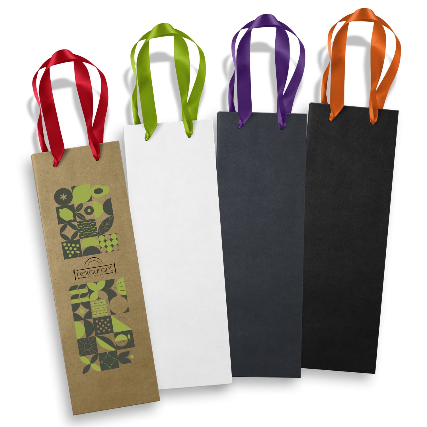 Champagne Ribbon Handle Paper Bag — view 2 of 4