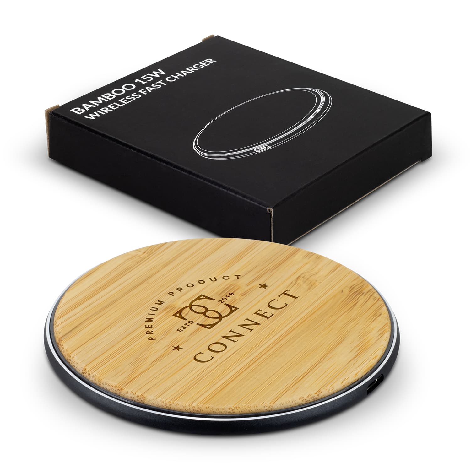 Bamboo 15W Wireless Fast Charger — view 2 of 4