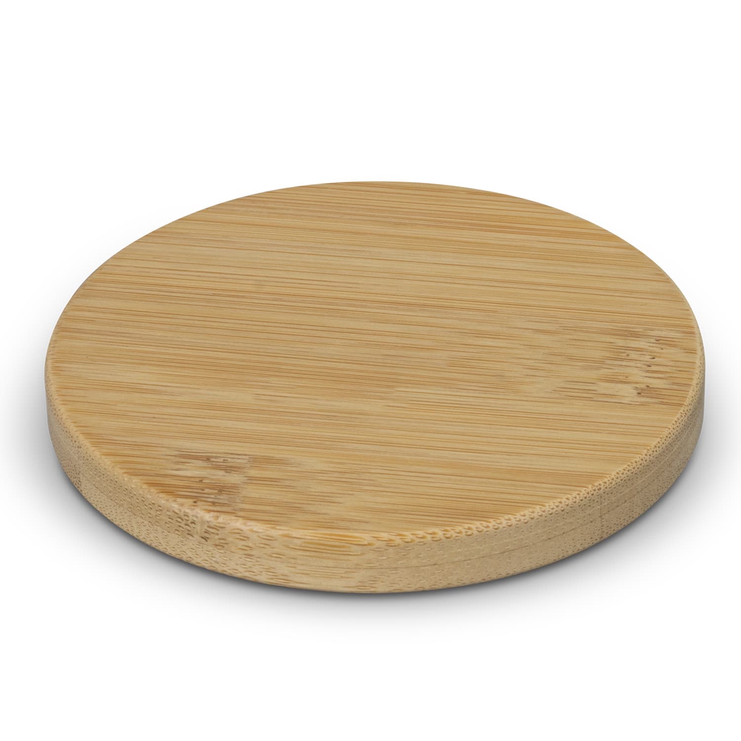 Bamboo Bottle Opener Coaster - Round — view 3 of 4