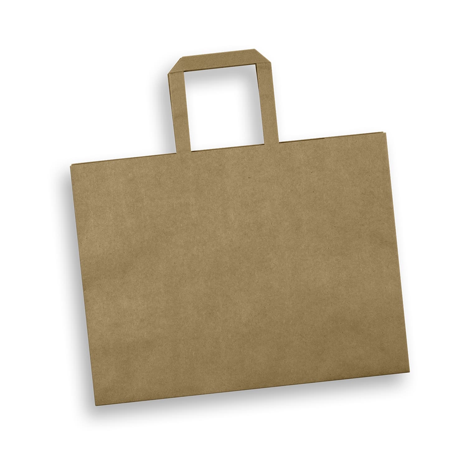 Large Flat Handle Paper Bag Landscape — view 3 of 4