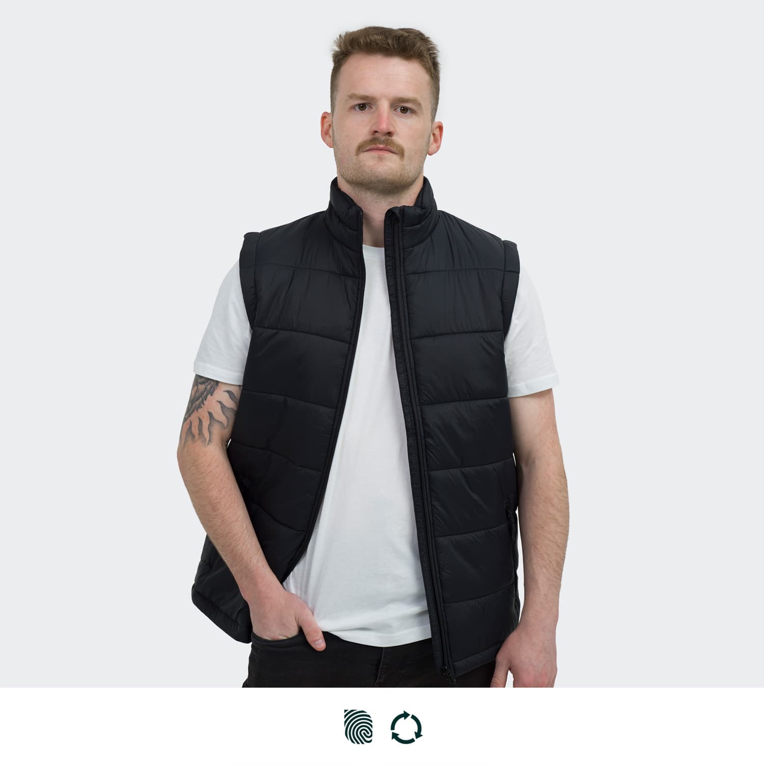TRENDSWEAR Milford Mens Puffer Vest — view 2 of 4