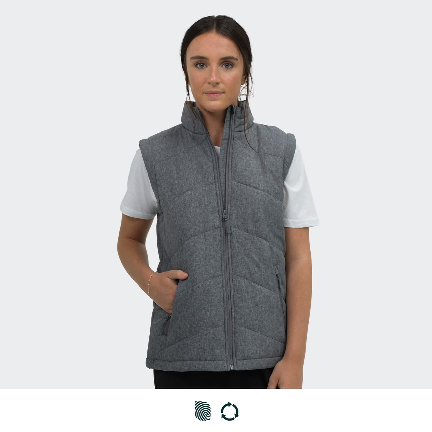 TRENDSWEAR Newport Womens Puffer Vest — view 3 of 4