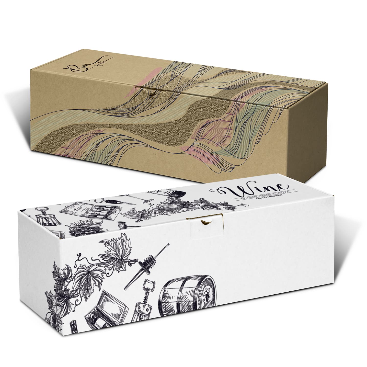 Die Cut Box with Locking Lid - 395x115x115mm — view 2 of 4