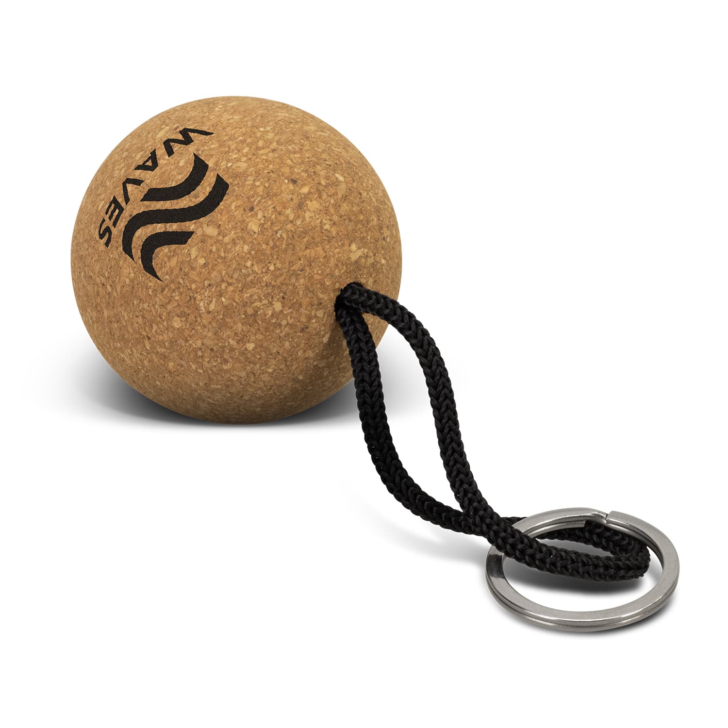 Cork Floating Key Ring - Round — view 2 of 4