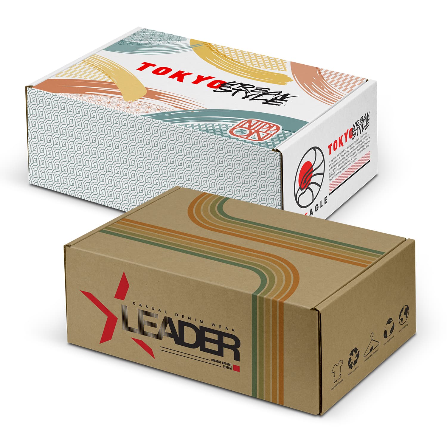 Die Cut Box with Locking Lid - 360x260x134mm — view 2 of 4