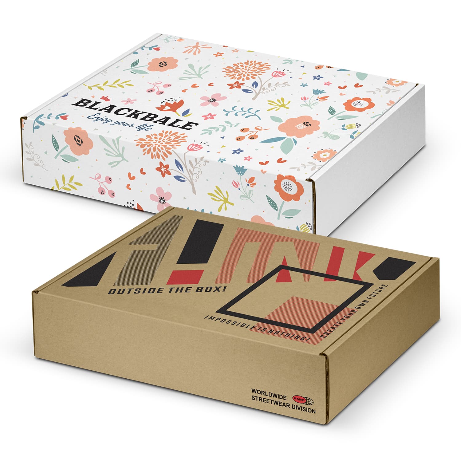 Die Cut Box with Locking Lid - 465x320x120mm — view 2 of 4
