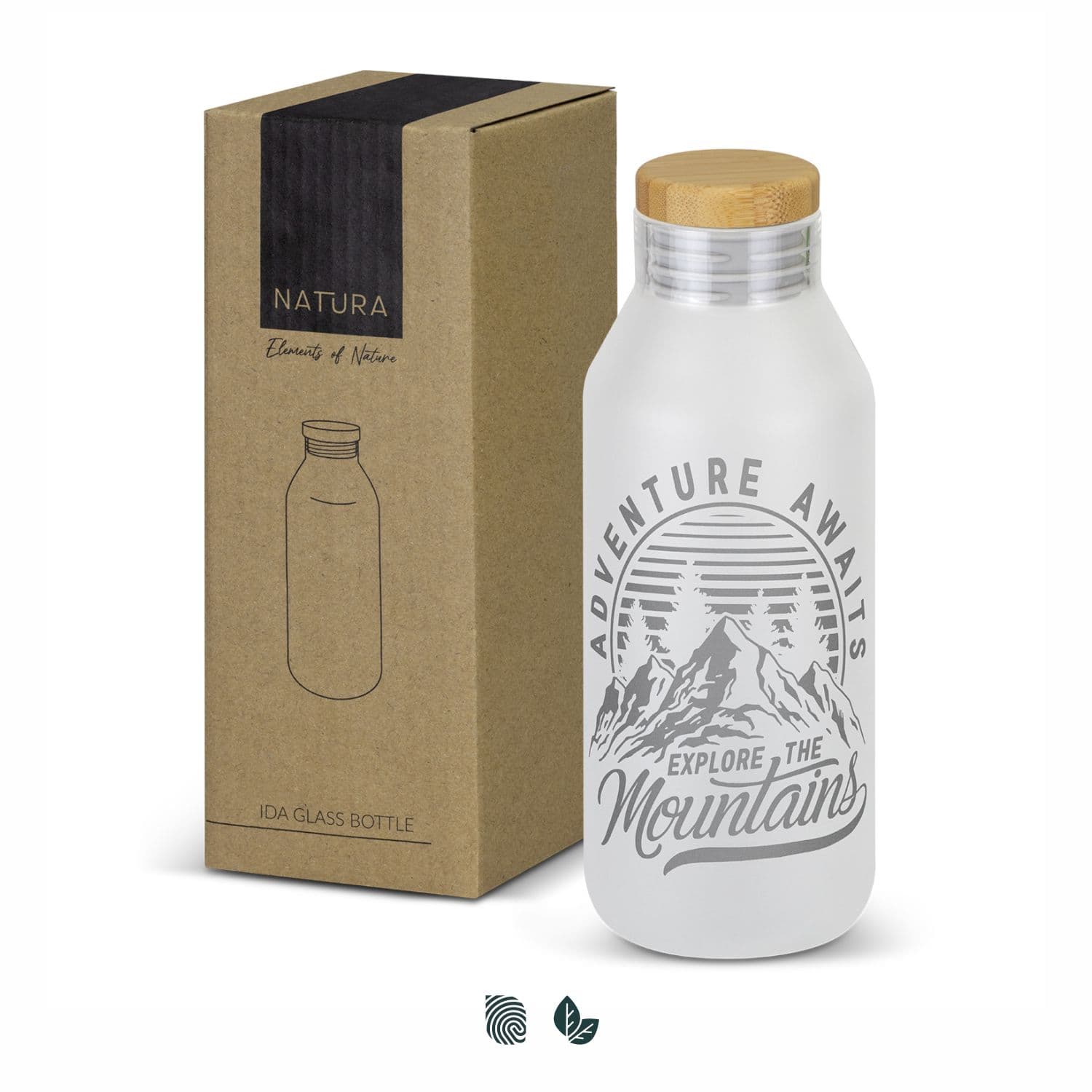 NATURA Ida Glass Bottle — view 3 of 4