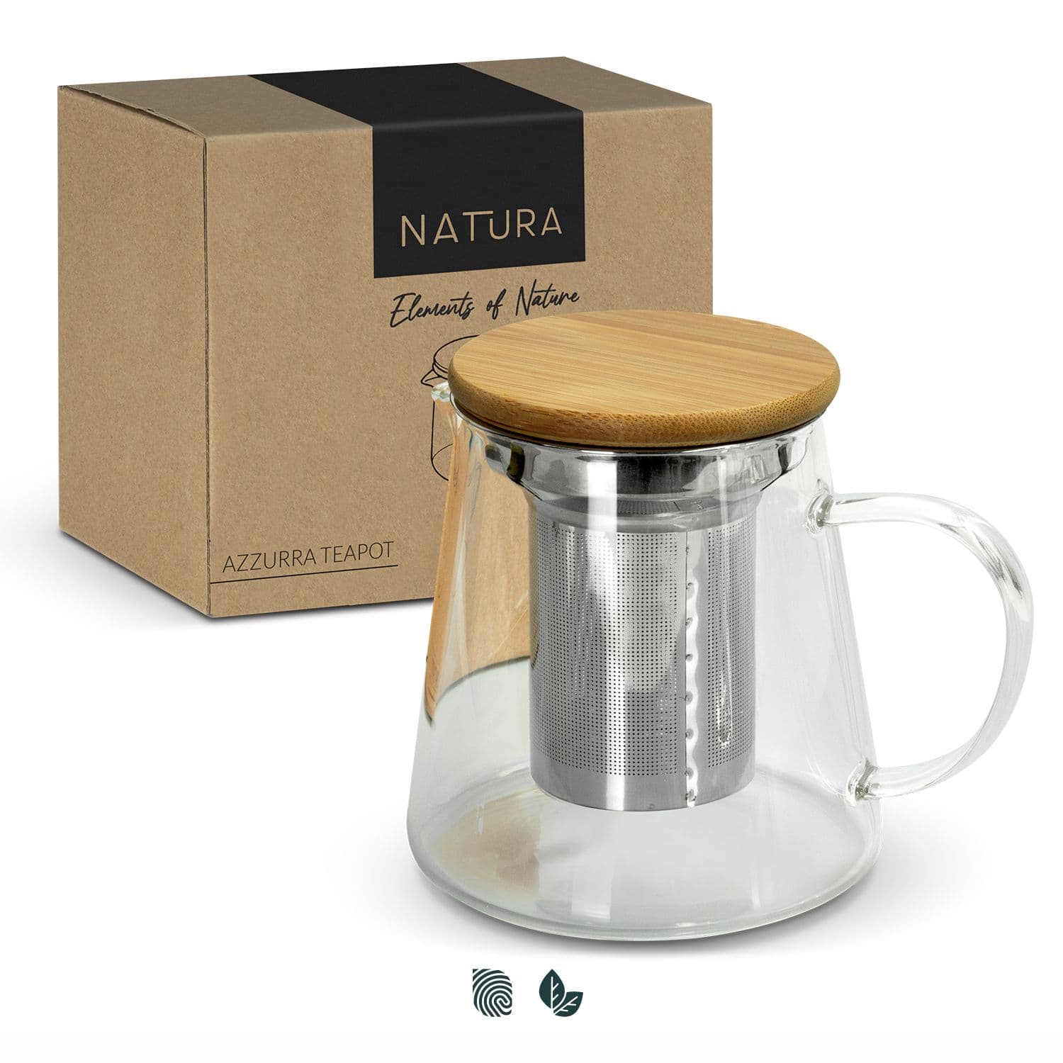 NATURA Azzurra Teapot — view 3 of 4