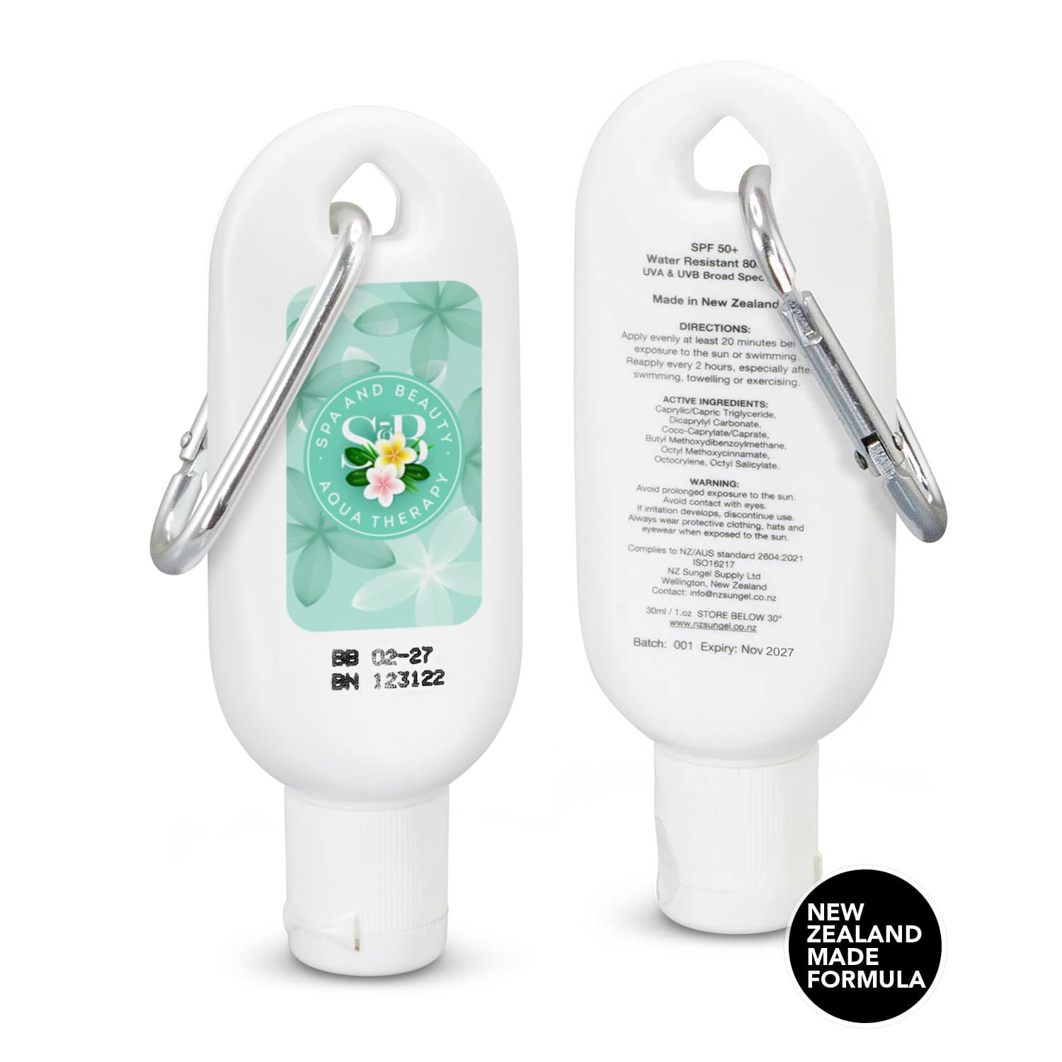 SPF 50+ Sun Gel 30ml Tube with Carabiner — view 2 of 4