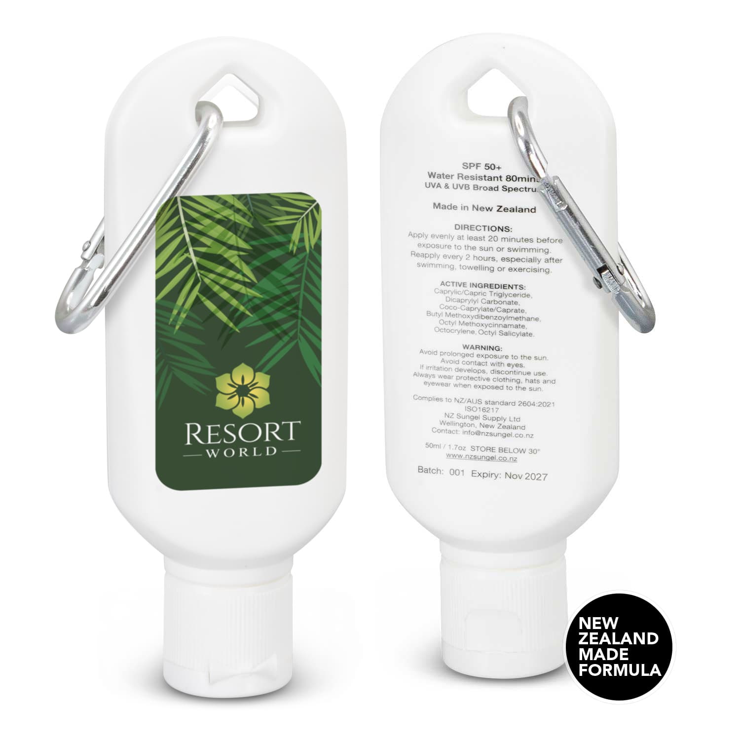 SPF 50+ Sun Gel 50ml Tube with Carabiner — view 2 of 4