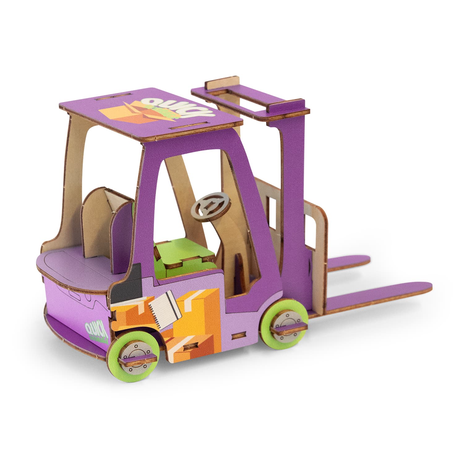 BRANDCRAFT Forklift Wooden Model — view 4 of 4