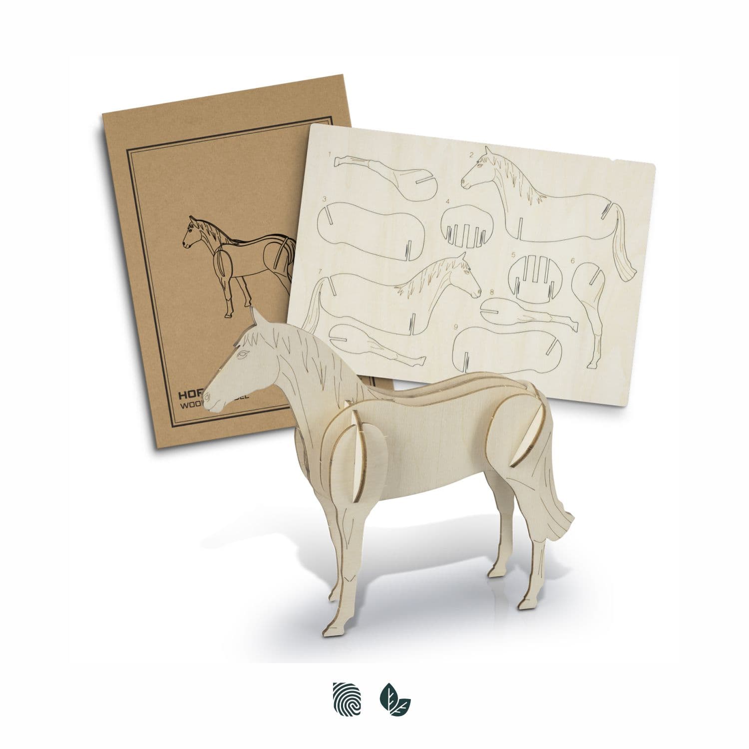 BRANDCRAFT Horse Wooden Model — view 4 of 4