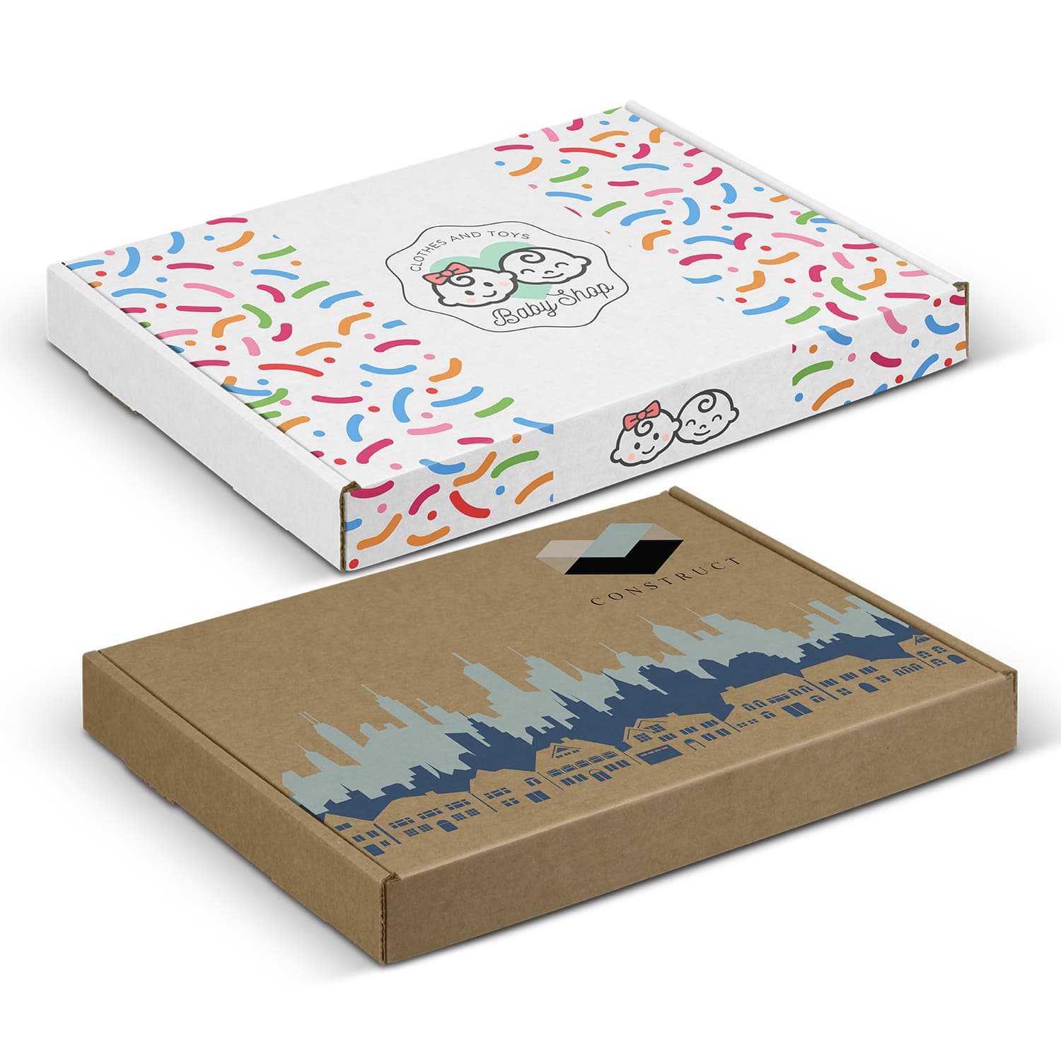 Die Cut Box with Locking Lid - 230x165x22mm — view 2 of 4