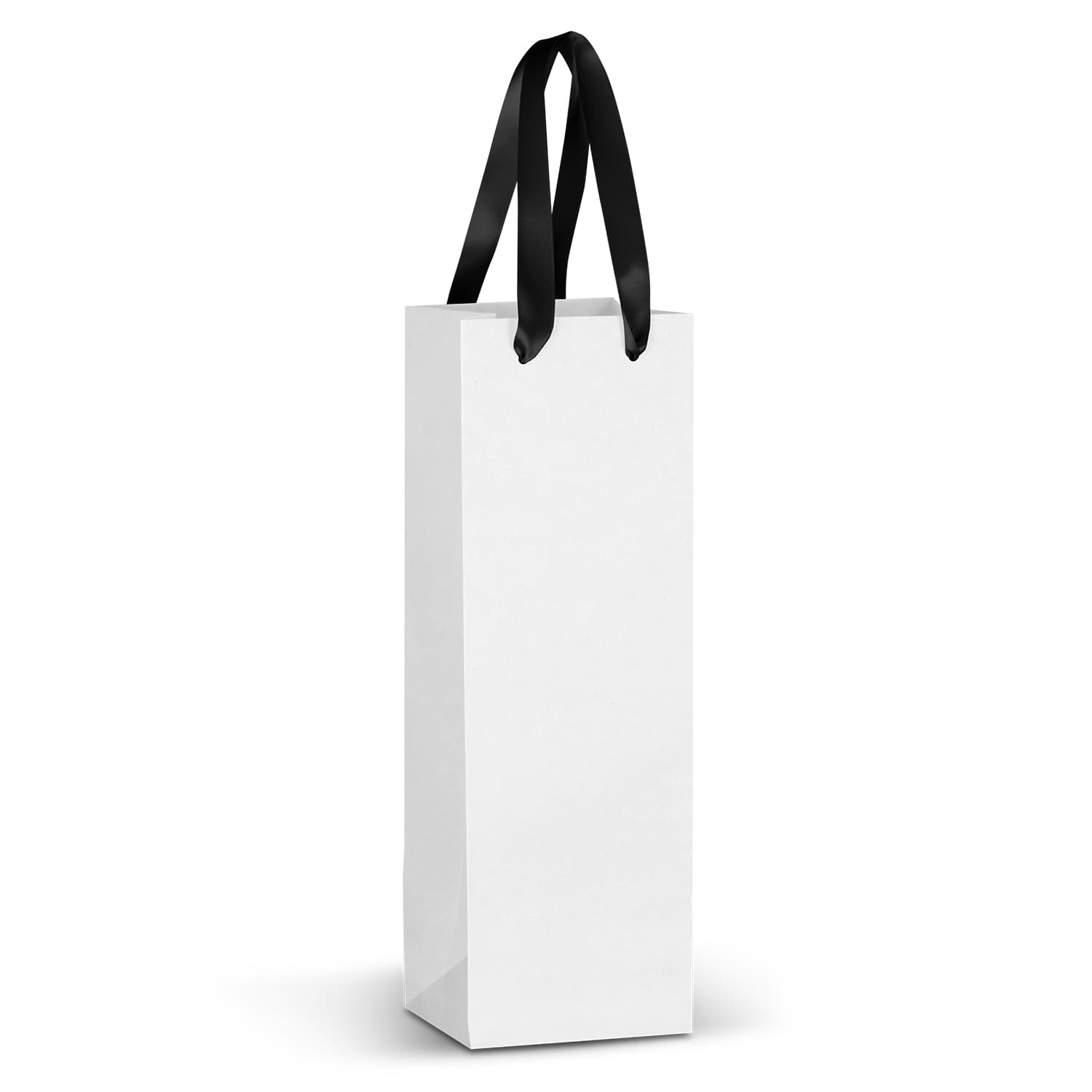 Champagne Ribbon Handle Paper Bag - Full Colour — view 2 of 3