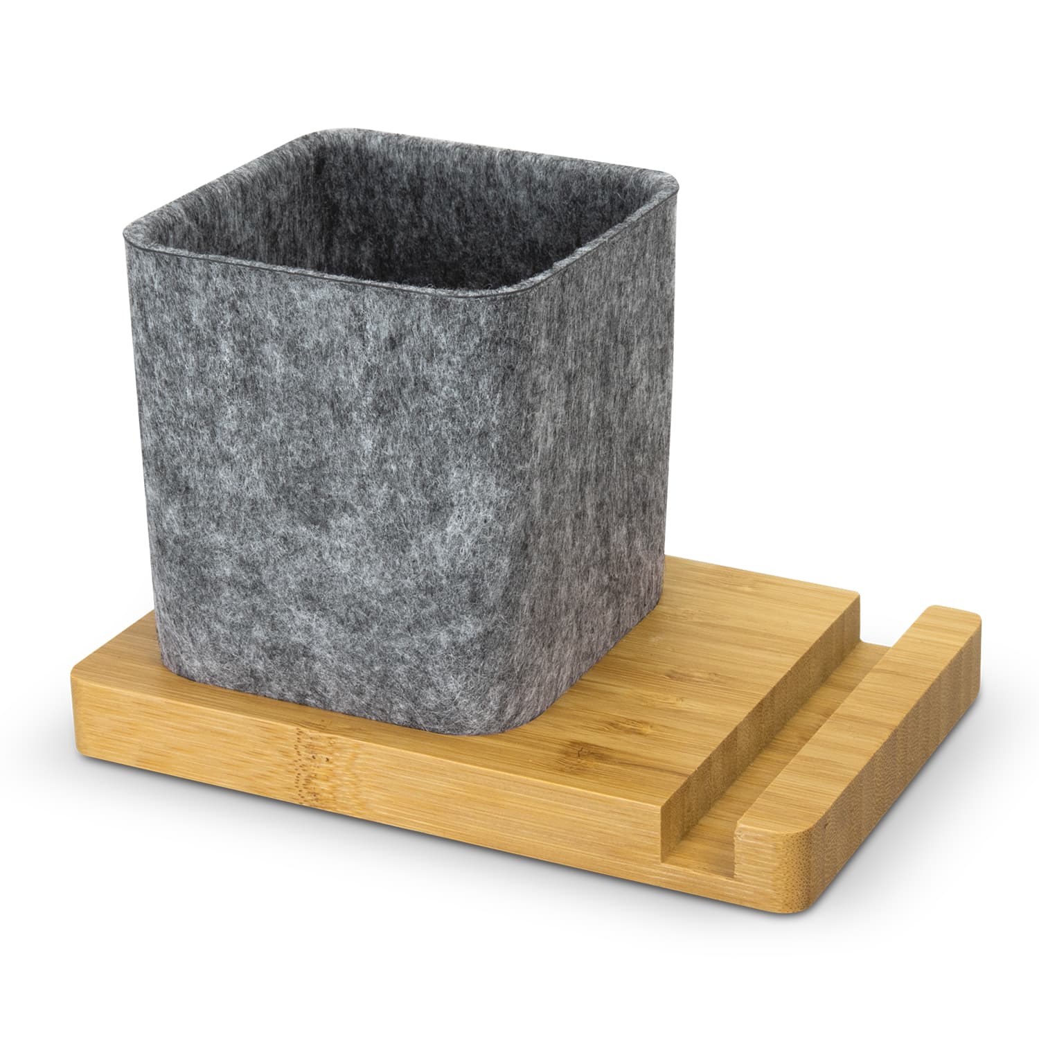 NATURA Bamboo Phone Stand Desk Caddy — view 4 of 4