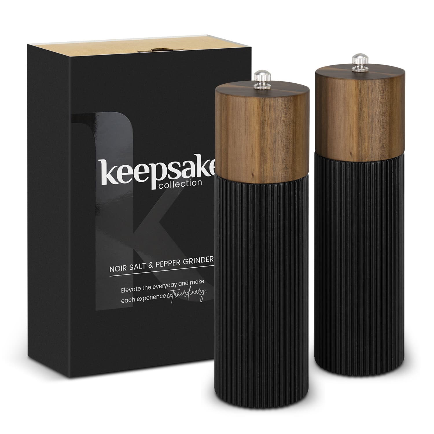Keepsake Noir Salt and Pepper Grinders — view 2 of 4