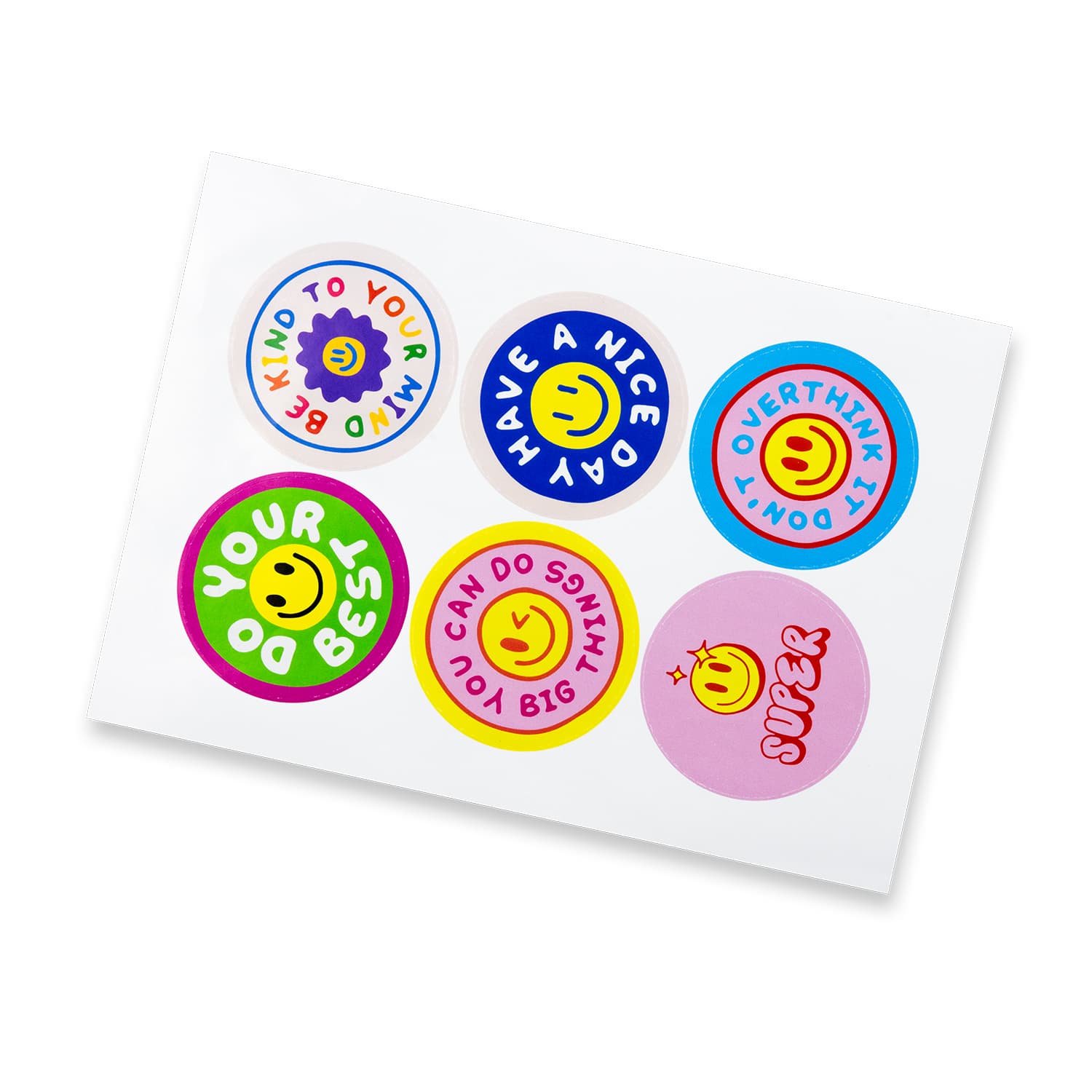 Sticker Sheet 80mm Circle - Gloss — view 2 of 3