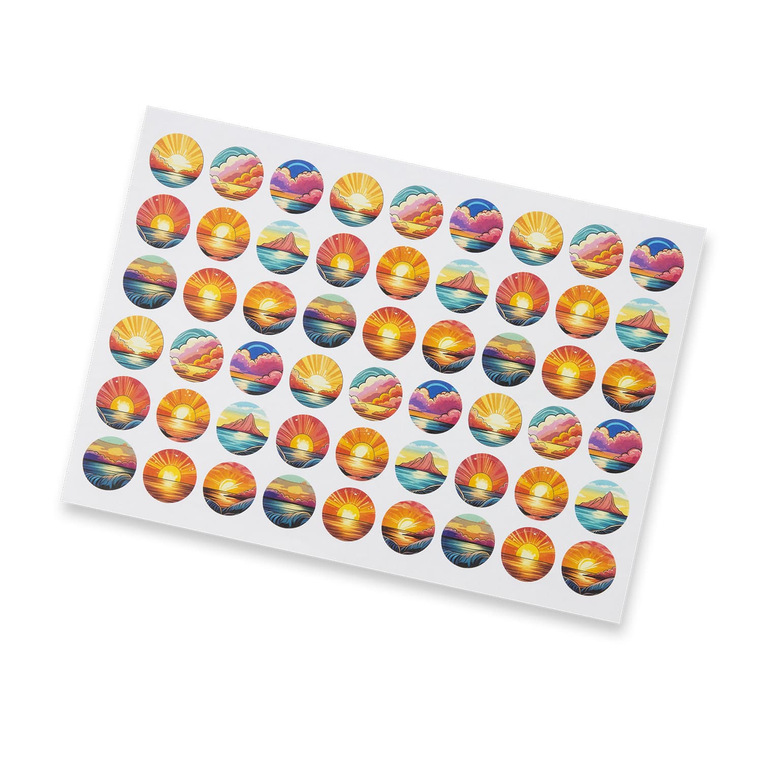 Sticker Sheet 26mm Circle - Matte — view 2 of 3