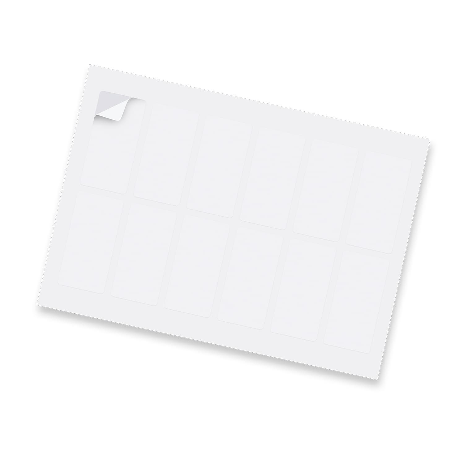 Sticker Sheet 40 x 80mm Rectangle - Matte — view 3 of 3