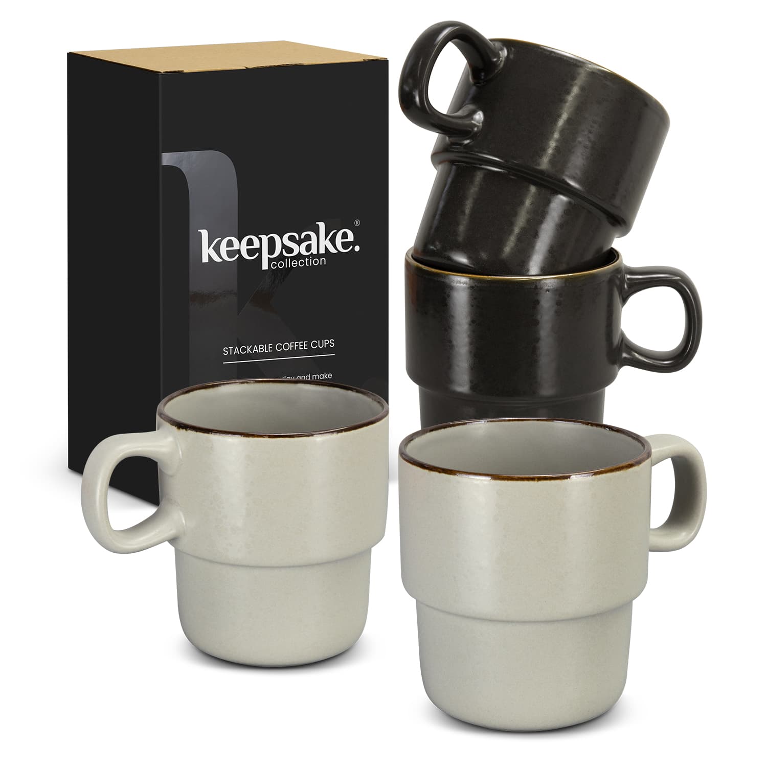 Keepsake Stackable Coffee Cup - Set of 2 — view 2 of 4