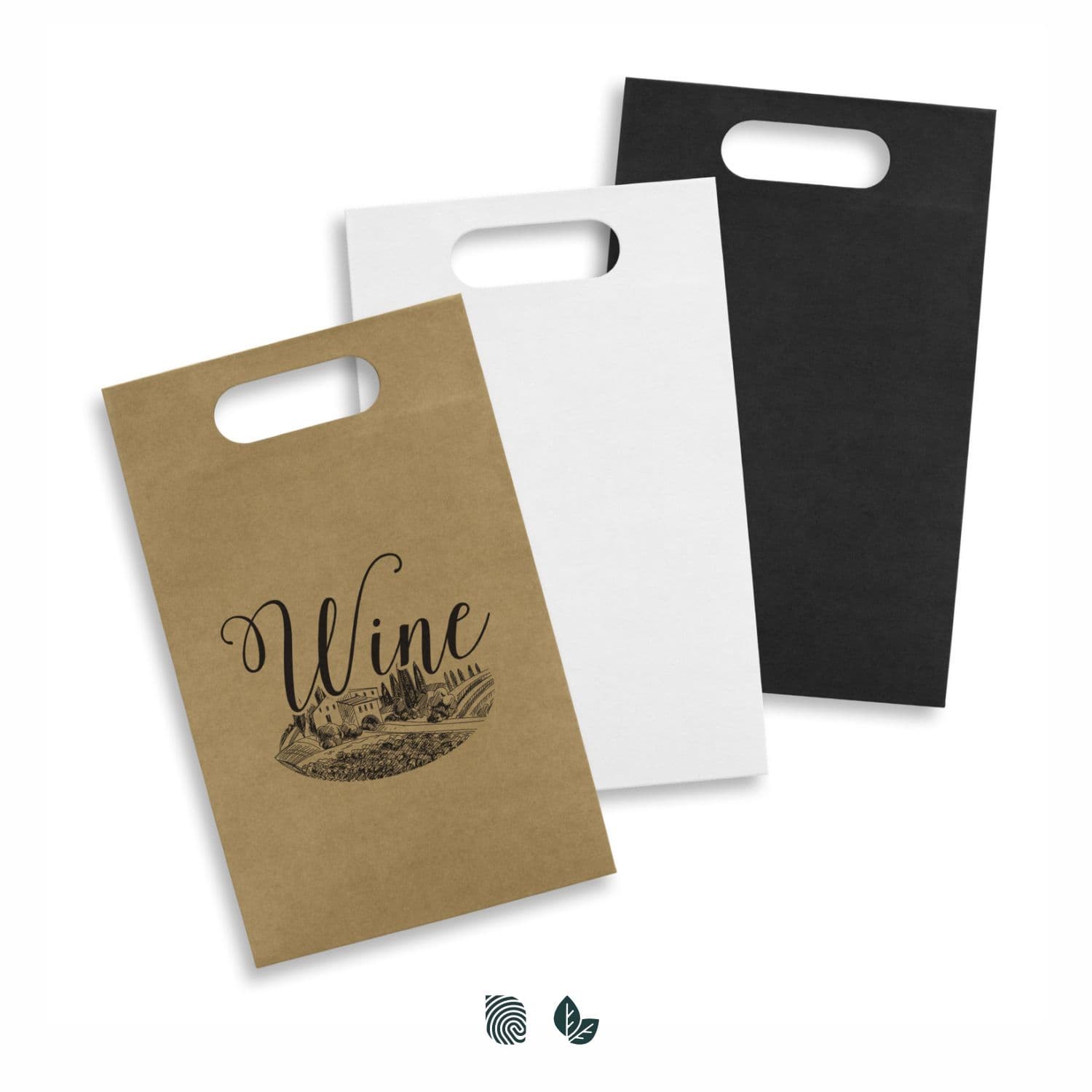 Die Cut Paper Wine Bag — view 2 of 4