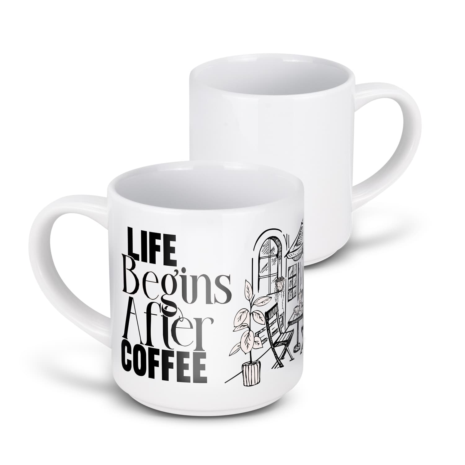 Arista Stackable Coffee Mug — view 2 of 4