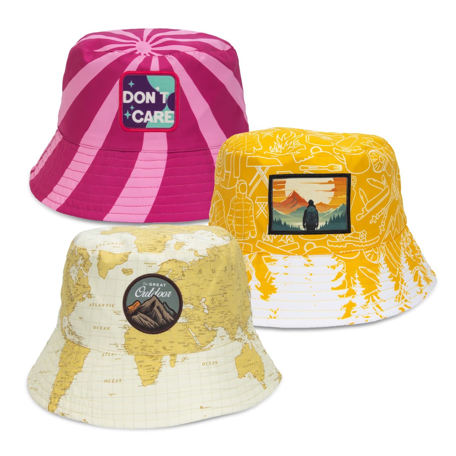 Sonny Custom Bucket Hat with Full Colour Patch — view 2 of 4