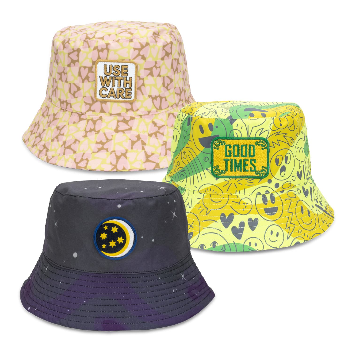 Sonny Custom Bucket Hat with Embroidery Patch — view 2 of 4
